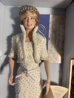 Franklin Mint “Princess Diana” Porcelain Doll