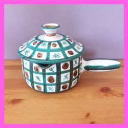 France Pottery Ceramic Pan Pot Casserole Italian MCM Robert Picault Vallauris