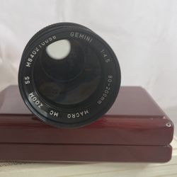 Gemini Macro MC Zoom 80-200 1:4.5 f/ 4.5 No. M(contact info removed)56 Lens Made In Japan