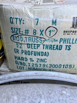 Zinc Modified Trust Screws