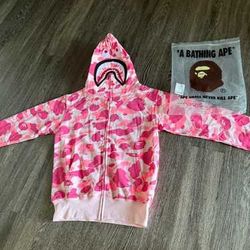 Pink BAPE Hoodie