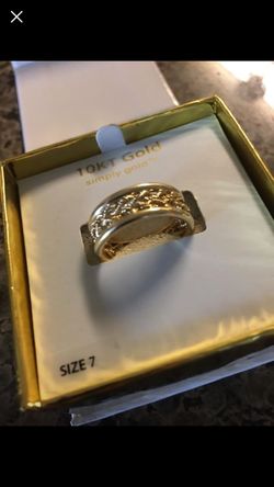 Real gold ring 10k