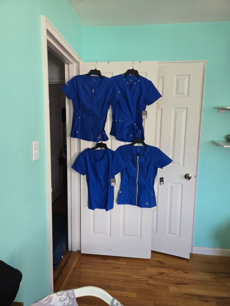 XS Jaanuu Scrub Tops - Total Of 4!!!
