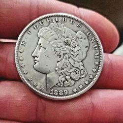 1889 Morgan silver