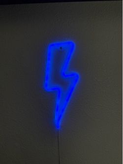 Lightning Bolt Neon Sign