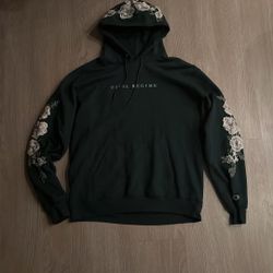 Size Large - Civil Regine Floral Champion Hoodie Sweater Jacket - Darc Sport Youngla Supreme Kith