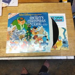 Walt Disney Christmas Read Along Record 
