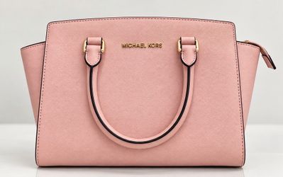 Michael Kors Pink Saffiano Leather Satchel