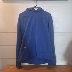 XXL Mens Blue Polo Hoodie
