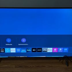 55" TV and another 32" TV, both with their remote controls