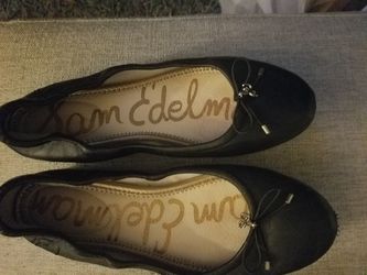 in new condtn sam edelman flats lthr