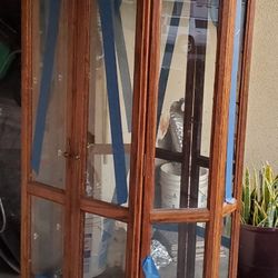 Vintage Mirrored Courio Cabinet 