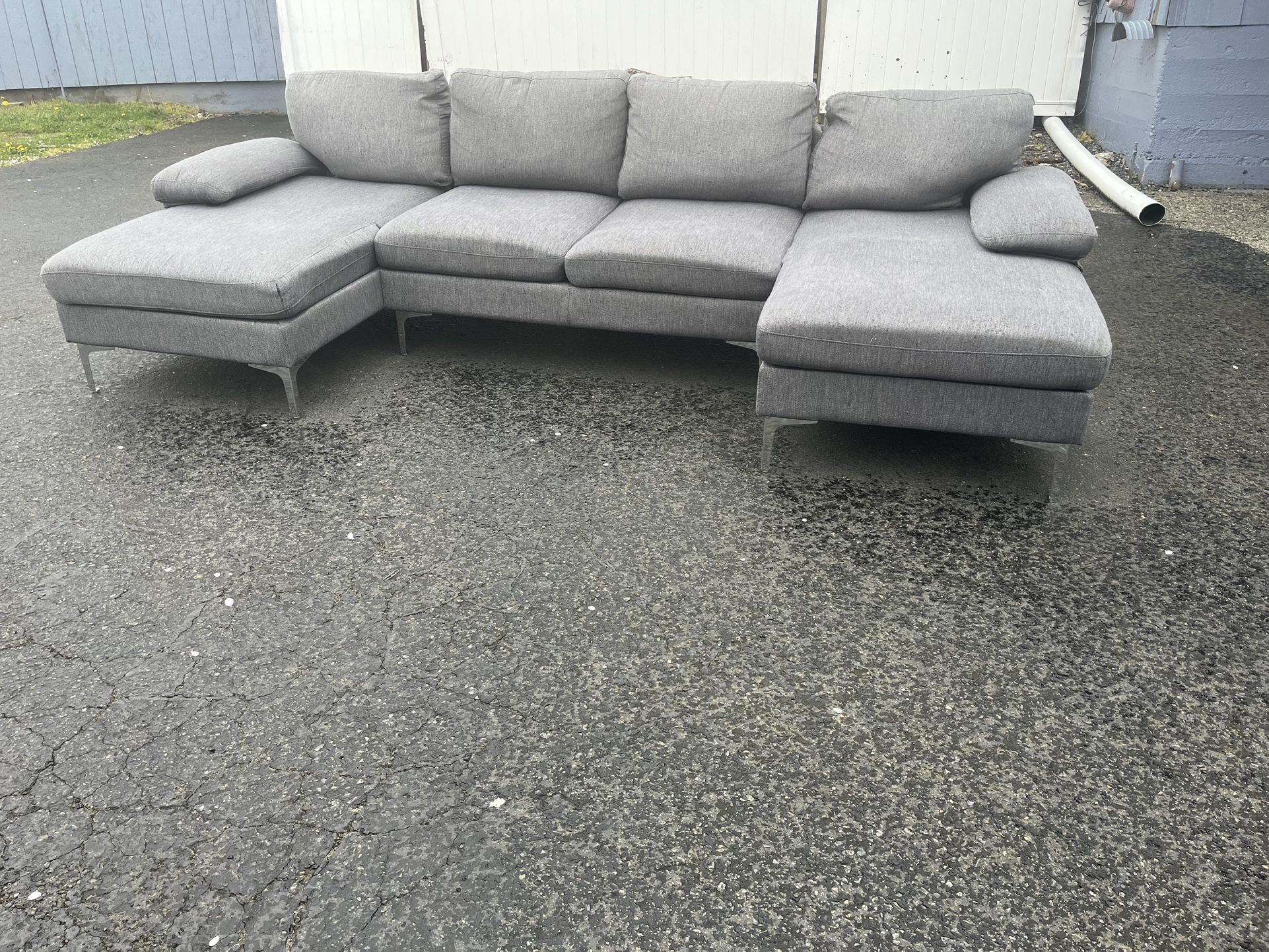 Double Chaise Sectional Couch