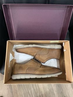 Mens Casual Work Shoes, Johnston & Murphy Holden Wingtip Shoes, Like New, Size 11.5