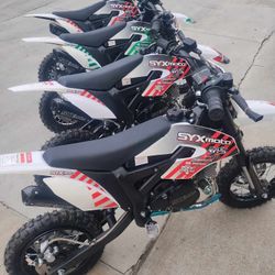 Gas Dirt Bikes For Kids Brand New 60cc Automatic 2 Keys Push Start 2024 Rfz
