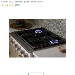 GE Cafe 36 Cooktop 