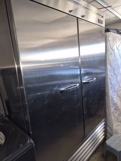 Commercial Stainless Steel Two-Door Reach-In Refrigerator
