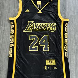Kobe Bryant Lakers Black Commemorative Jersey #24