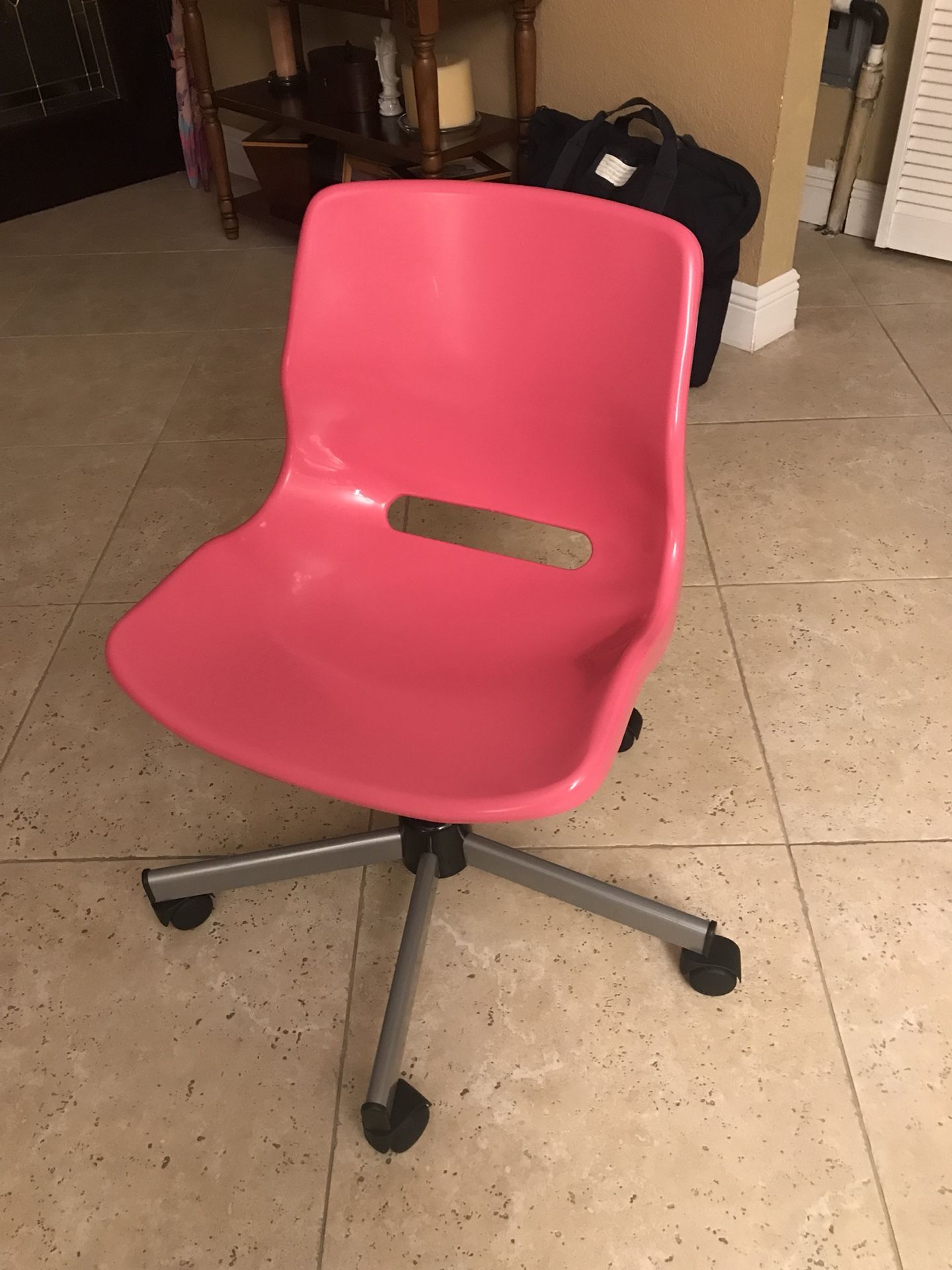 IKEA desk chair pink