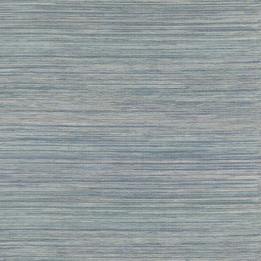 Pattaya Blue Grasscloth Wallpaper