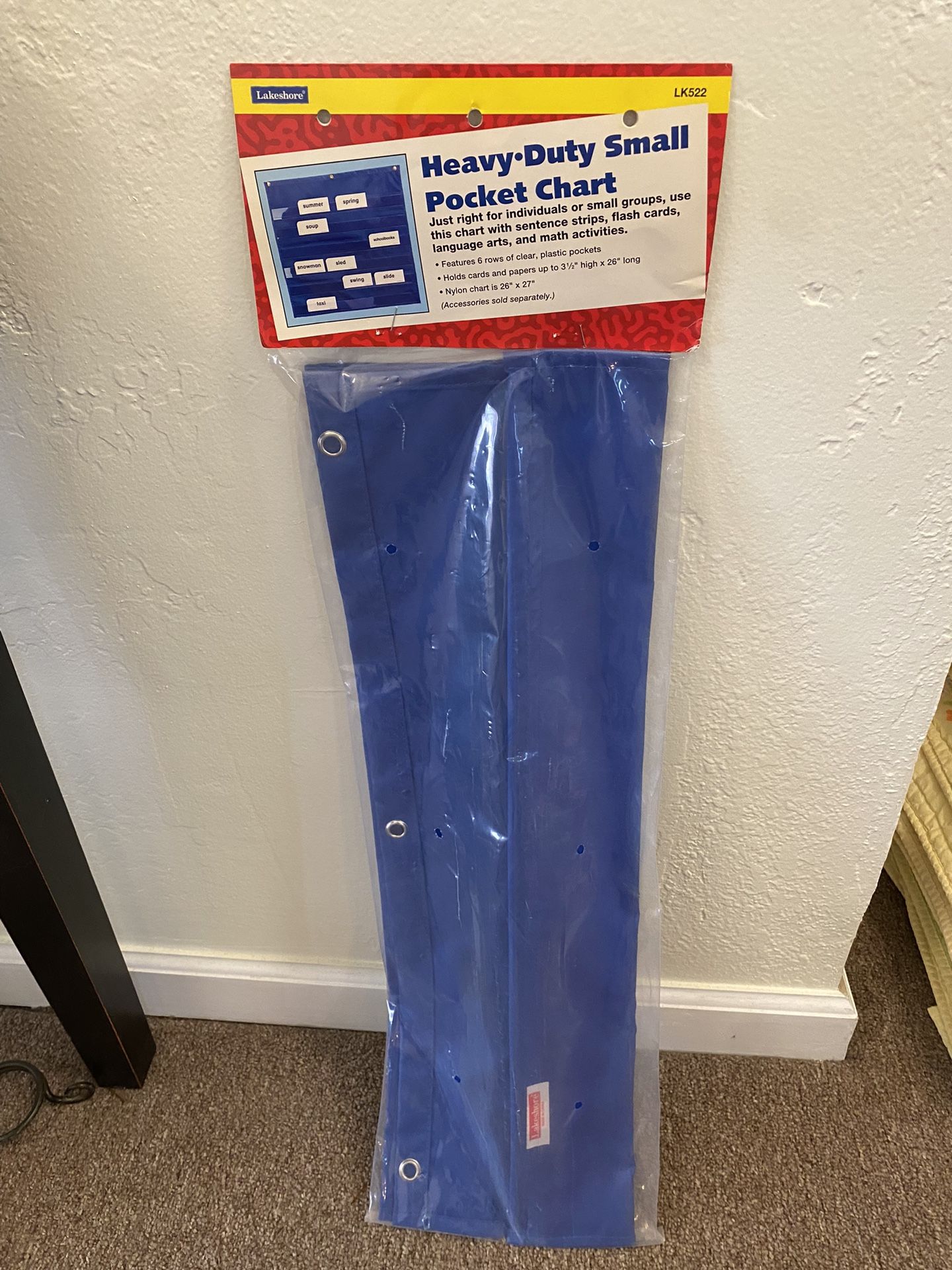 Heavy Duty Small Pocket Chart