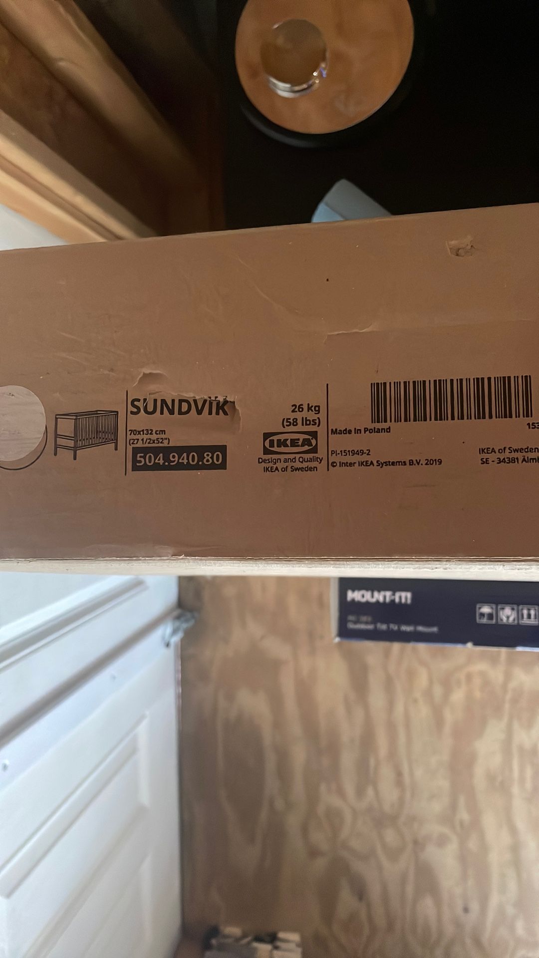 Brand New Crib, In The Box