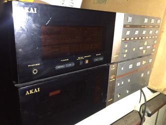 Vintage AKAI HXm5 & AAM3 Amplifier & Receiver with Tape deck