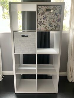 White IKEA Kallax