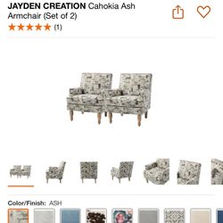 Jayden creation - Armchair (set of 2)