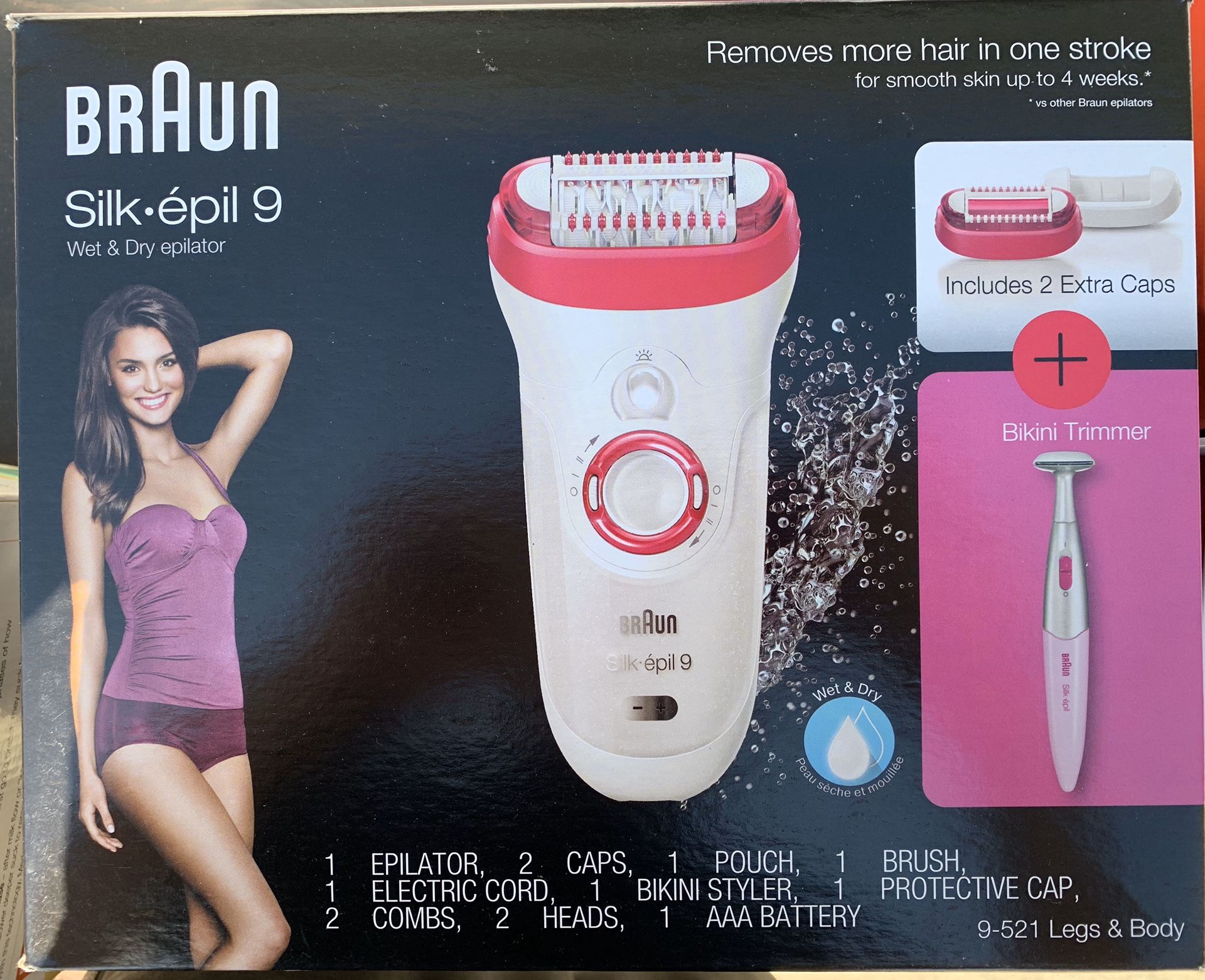 Braun wet and dry epilator