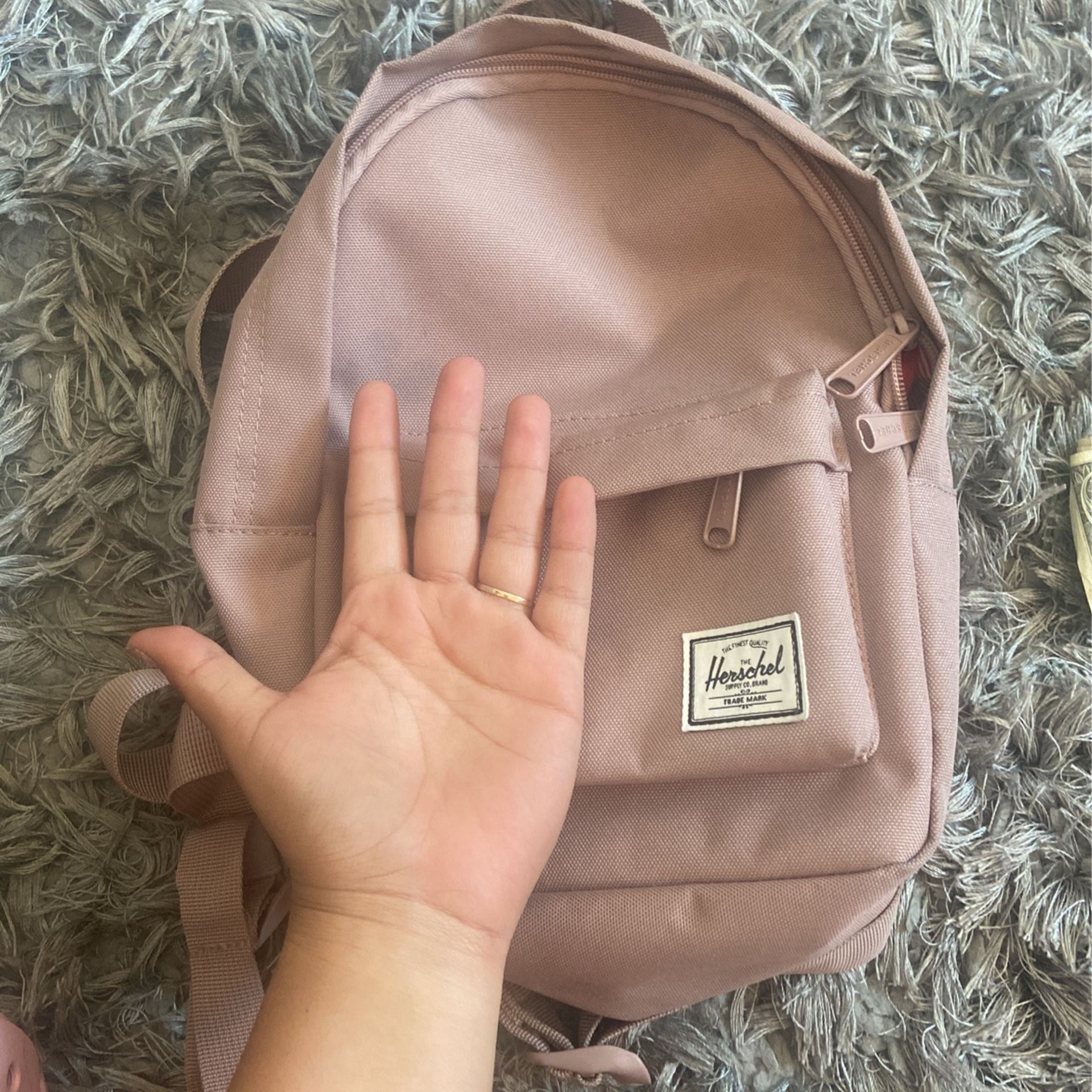 Small Pink Herschel Backpack