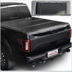 Ford F-150 (2015-2026) Low Profile Flip Hard Folding Truck Bed Tonneau Cover