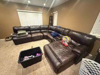 Couch and TV Stand Together