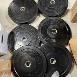 Rogue Fitness HG 160LB Olympic Bumper Plate Set BRAND NEW