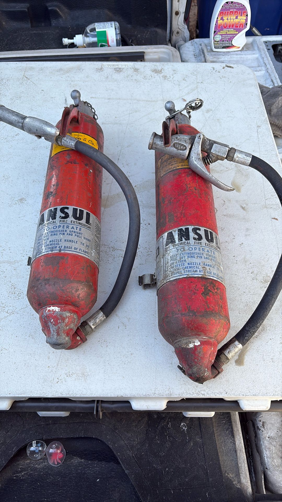 Rare Vintage Ansul Fire Extinguisher