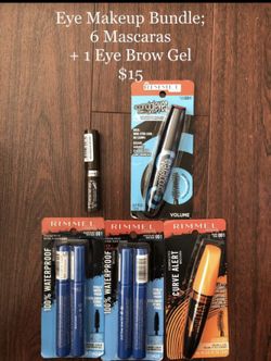 Rimmel Eye Make Up Bundle: 6 Mascaras + 1 Brow Gel: 5 for $15