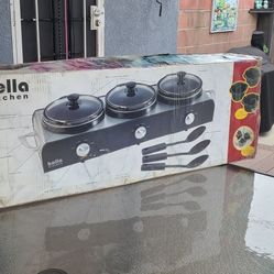 3 -2.5 qt crock pot station