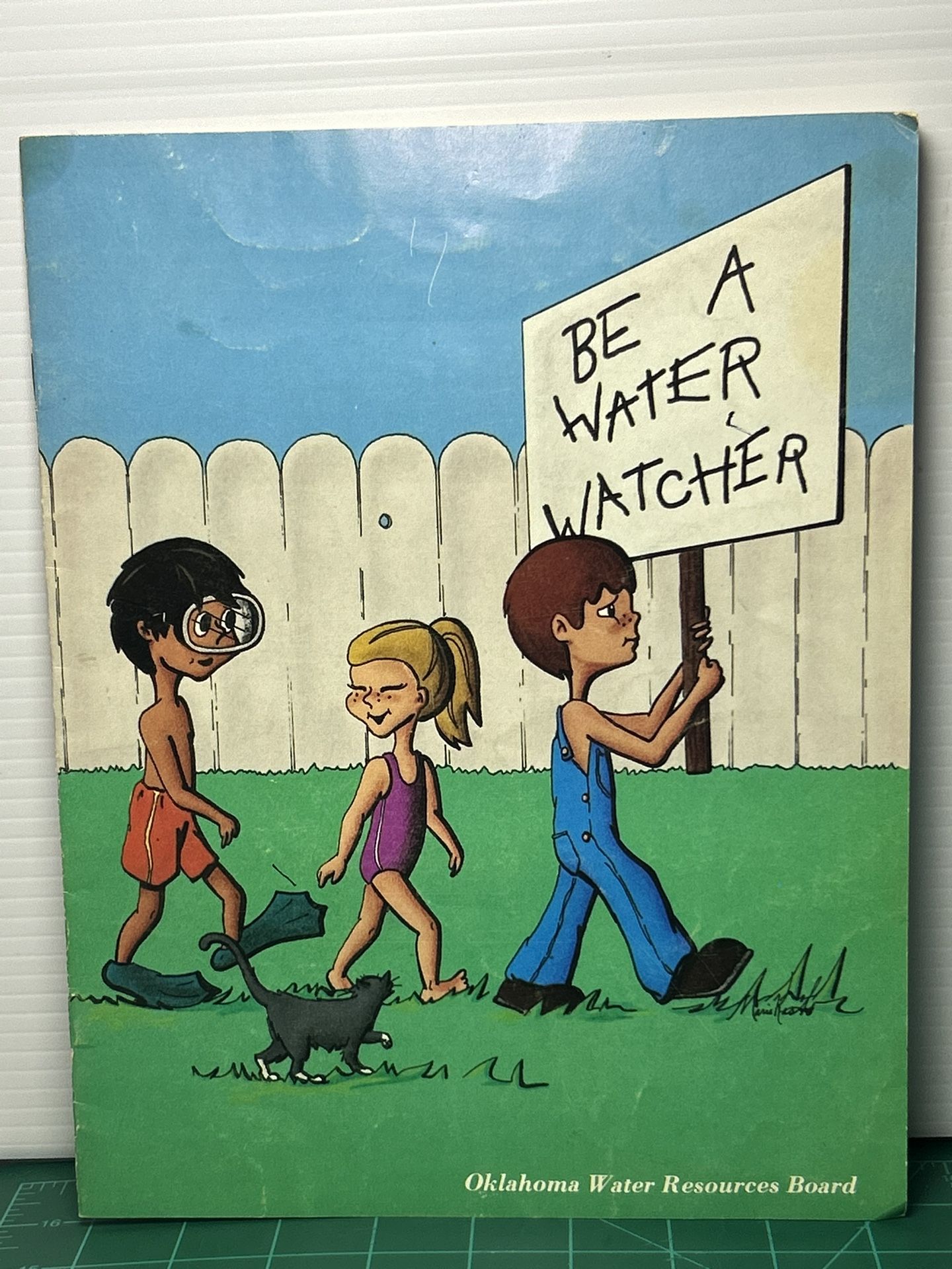 Be a Water Watcher - Vintage Coloring Book by the Oklahoma Water Resources Board