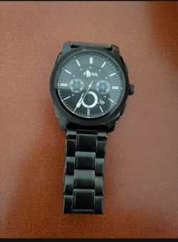Black Fossil Watch