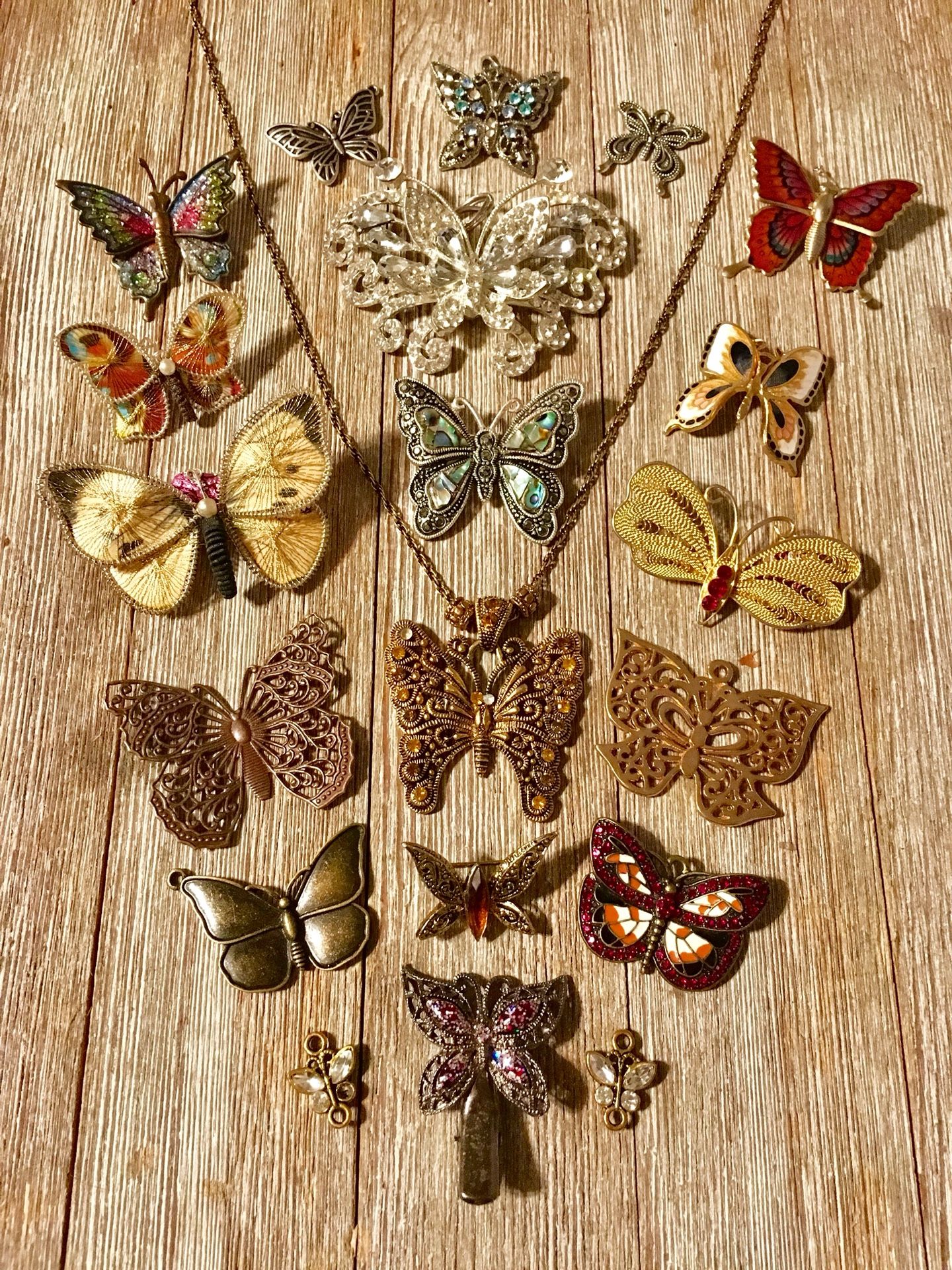 Vintage Butterfly Pins & Pendants