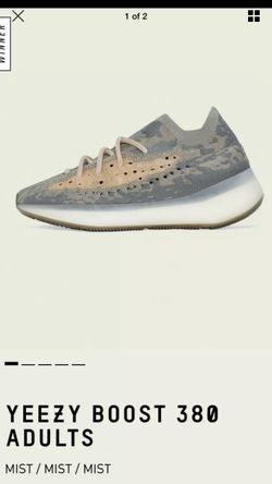 Yeezy 380 Mist sz 10.5 NEW DS