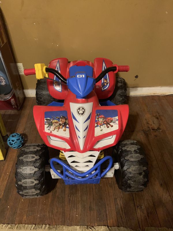 paw patrol ryder four wheeler