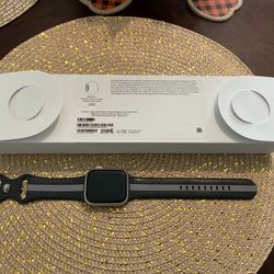 Apple Watch Series 7 45mm GPS+WiFi+Cellular Unlocked Aluminum Case - Starlight - Milanese Loop Band 