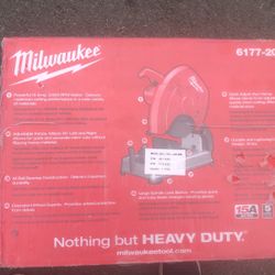 Milwaukee Metal Chop Saw 6177-20 Brand New