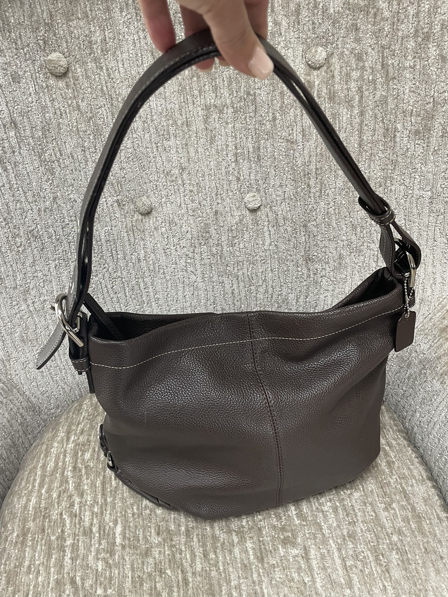 Coach Hobo Bag Brown Leather Super Clean