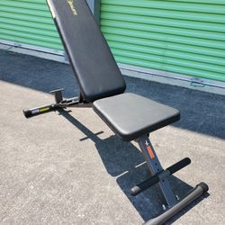 Weight Bench Adjustable Flat Incline Decline 800lb Capacity New In Box FREE DELIVERY 