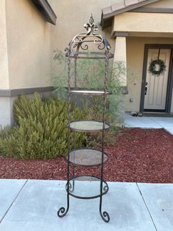 Metal Plant Outdoor Shelf Rack