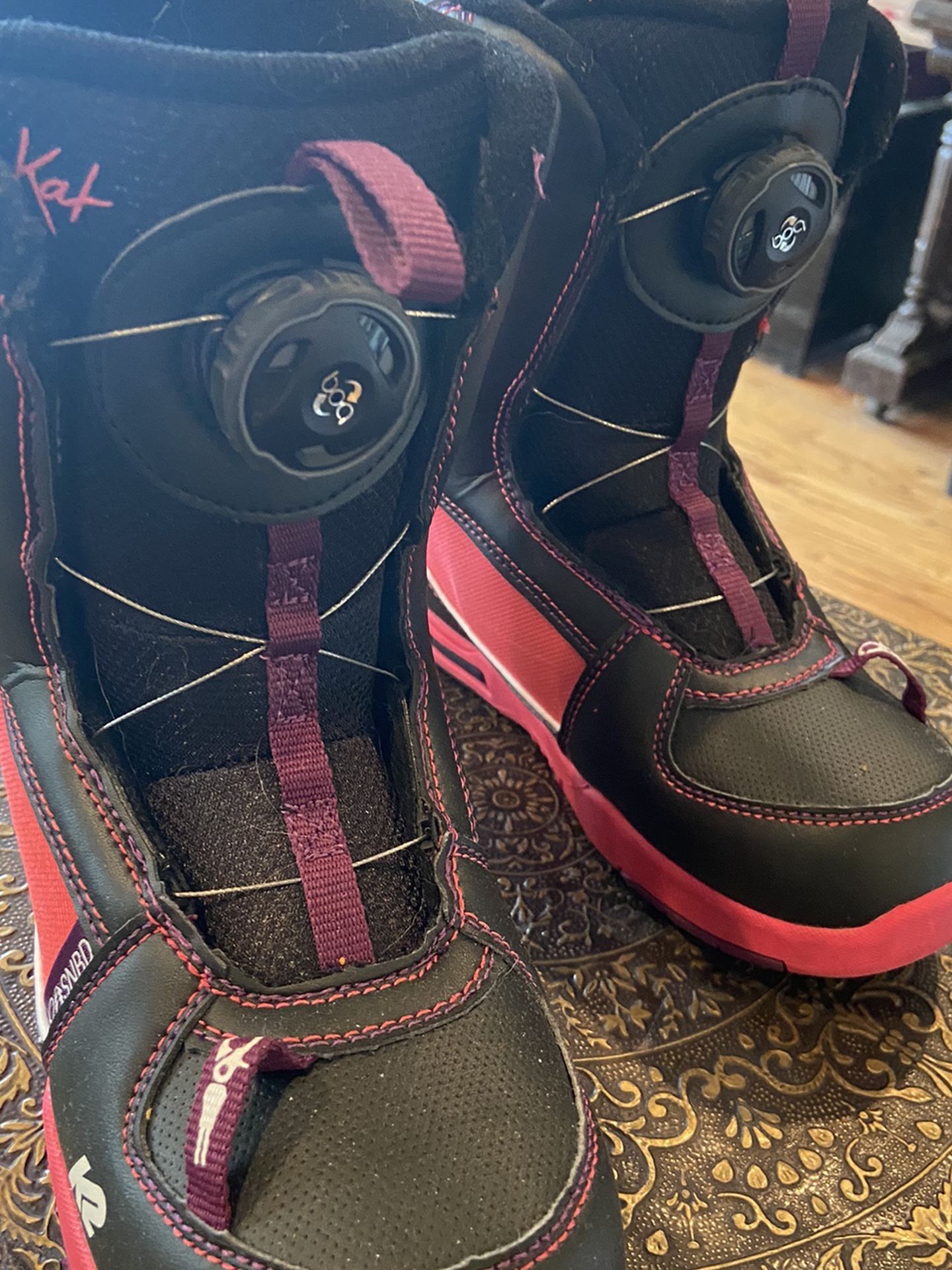 Girls K2 Snowboard Boots Size 2