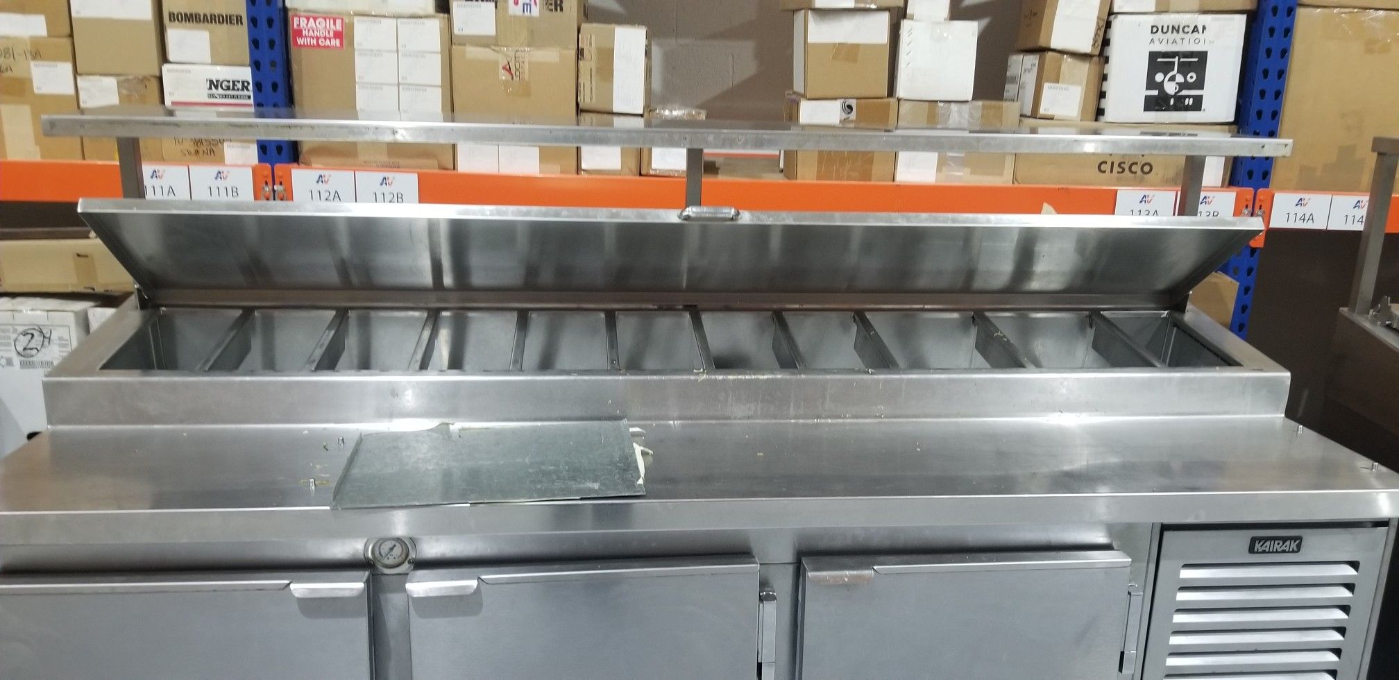 (2) Kairak Commercial Kitchen Cold Prep Table for Sale in Miami, FL