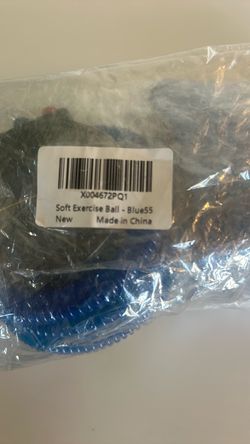 NEW! Soft Exercise Ball – Blue